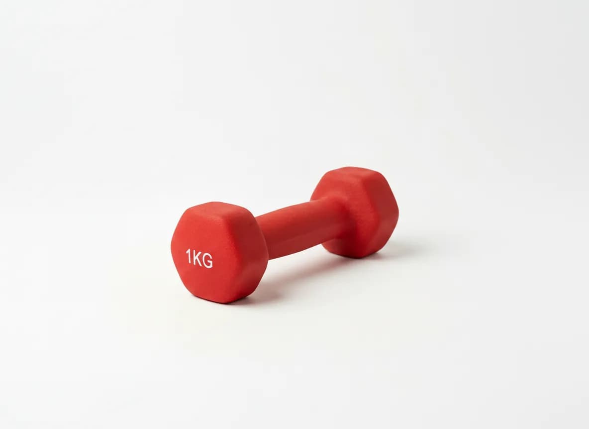 dumbbell 1kg rood